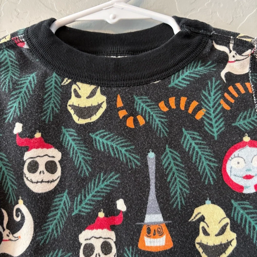 Hanna Andersson Disney The Nightmare Before Christmas HannaJams Pajama Set sz 4